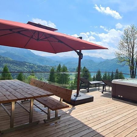 Ruhige Bergvilla In Alleinlage Am Mondsee Mit Seeblick Bergblick Und Whirlpool Innerschwand Dış mekan fotoğraf