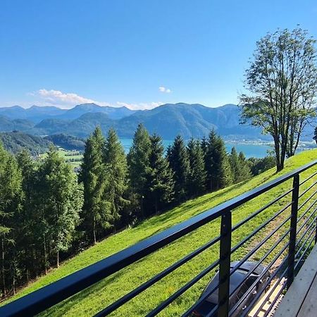Ruhige Bergvilla In Alleinlage Am Mondsee Mit Seeblick Bergblick Und Whirlpool Innerschwand Dış mekan fotoğraf